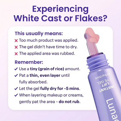 ✨ Lunacelle Instant Lift Eye Gel – Smooth Wrinkles & Reduce the Look of Under-Eye Bags 👁️💜