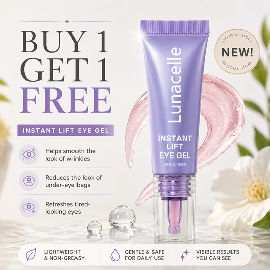 ✨ Lunacelle Instant Lift Eye Gel – Smooth Wrinkles & Reduce the Look of Under-Eye Bags 👁️💜