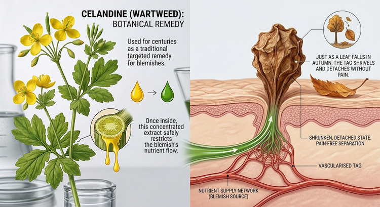 Botanical extract ingredient illustration