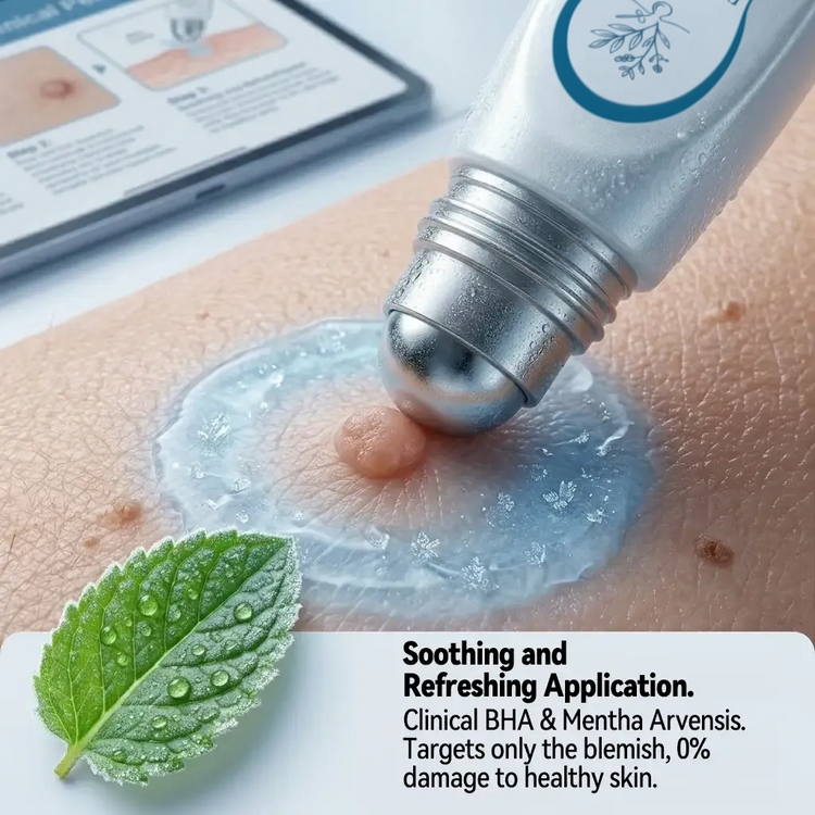 Menthol and mint ingredient illustration