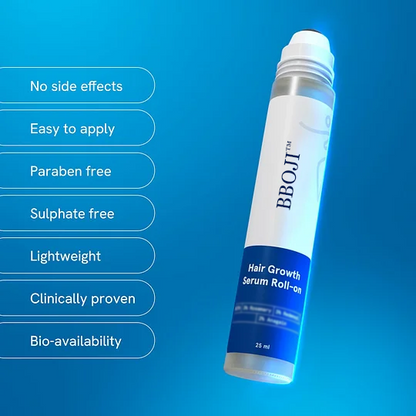 (New Formula)Advanced Hair Growth Roll-On Serum | Men & Women ⭐⭐Final 4 Hours: Second Item for Only $5! 🔥