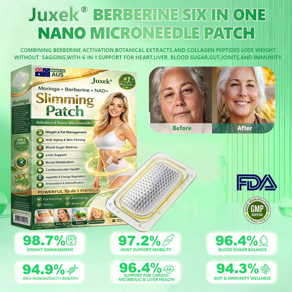 New 2026 Upgrade:  𝐉𝐮𝐱𝐞𝐤® 𝑩𝒆𝒓𝑏𝘦𝘳𝑖𝗇𝒆 𝟔-𝗶𝙣-𝟏 𝑁𝑎𝑛𝑜 𝘔𝘪𝘤𝘳𝘰𝘯𝘦𝘦𝘥𝘭𝘦 𝖯𝚊𝗍𝖼𝗁 with Science-Backed Formula
