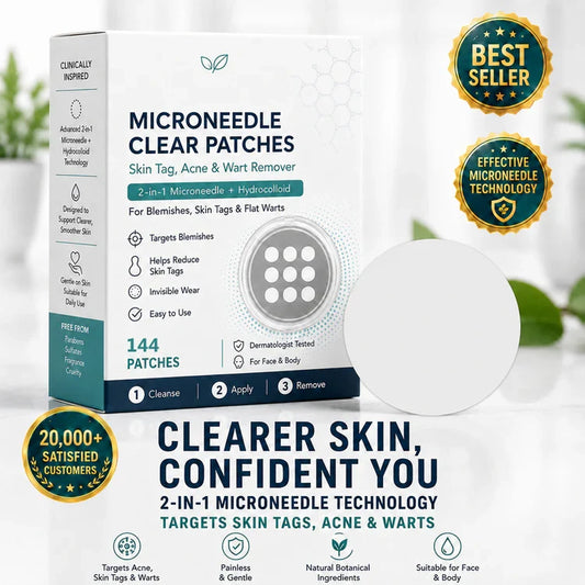 ✨2-in-1 Microneedle & Hydrocolloid Patch🍀